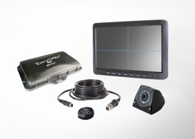 TurnCAM® Abbiegeassistenzsystem mit 10″ QUAD Monitor